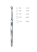 Fox Dermal Curette, 5 3/4" (14.5 cm), 3mm - Garana Industries