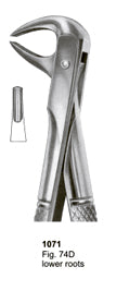 Extracting Forceps English Pattern Lower Roots