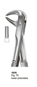Extracting Forceps English Pattern Lower Premolars
