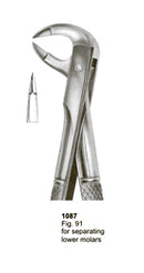 Extracting Forceps English Pattern For Separating Lower Molars