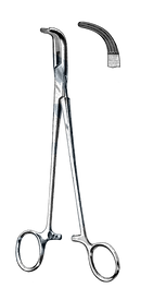 Lower Gall Duct Forceps, Longitudinal Serration 7" (18.5 cm) - Garana Industries