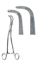 Gray Cystic Duct Forceps, Serrated, Set Of 2,  9" (23 cm) - Garana Industries