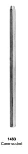 Mouth Mirror Handle with Cone Socket
