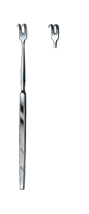 Trachea Retractor, 2 Sharp Prongs, 6 1/2" (16.5 cm) - Garana Industries