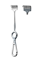 Volkman Retractor Ring Handles, 6 Sharp Prongs, 8 1/2" (21.5 cm) - Garana Industries