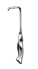 Richardson Retractor With Lamb Handle, 9 1/2" (24 cm), Extra Large, 2" x 3/4" Blade (50 mm x 19 mm) - Garana Industries