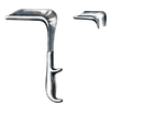 Doyen Retractor, 8 3/4" (22 cm),  1 3/4" x 2 1/4" Blade (45 mm x 57 mm) - Garana Industries
