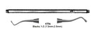 Amalgam Pluggers Condensers Applicators Black 1-2 Hollow Handle