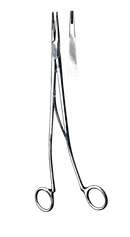 Sweet Brain Clip Applying Forceps, Curved Jaw, Straight Handle, 10" (25 cm) - Garana Industries