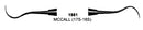 Curettes Mccalls 17S-18S Hollow Handle