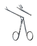 Hartman Ear Forceps, Alligator, Serrated Jaws, 3 1/2" Shaft (9 cm) - Garana Industries