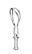 De Lee Obstetrical Forceps, 14" (35 cm) - Garana Industries