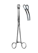 Ballenger Sponge Forceps, 7" (18 cm) Serrated Jaws, Curved - Garana Industries