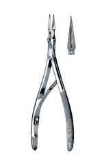 Virtus Splinter Forceps, Plier Handle 6" (15 cm) - Garana Industries