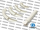 Laryngoscope Macintosh Set 4 Blades & 1 Handle Plastic Body Built in Battries White LED Light