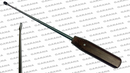 Halle Bone Curette Fiber Handle Backward Straight 5x9 MM BS 0 Orthopedic Surgical Instruments