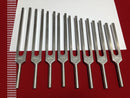 Tuning Fork Set of 8 Pcs 323 G,364A, 320E, 256, 288D,343F,4223B, 512g