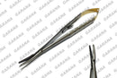 Castroviejo Needle Holder T.C Tip Gold Handles Size 7" (18 cm) CVD