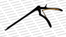 Kerrison Rongeurs Bite Size 2MM 45 Degree Up Bite 8" Shaft, Black Titanium Coating