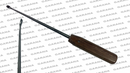Halle Bone Curette Fiber Handle Backward Straight 5x9 MM FS 0 Orthopedic Surgical Instruments