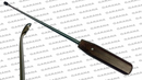Halle Bone Curette Fiber Handle Backward Angled 5x9 MM BA 0 Orthopedic Surgical Instruments